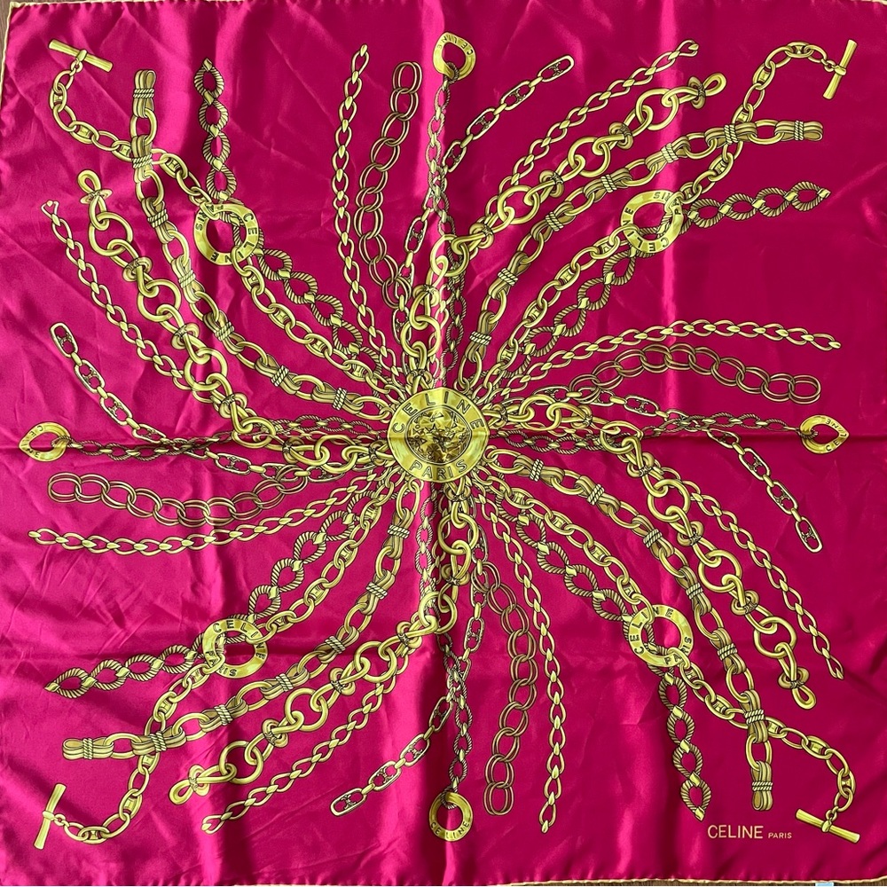 Celine silk scarf